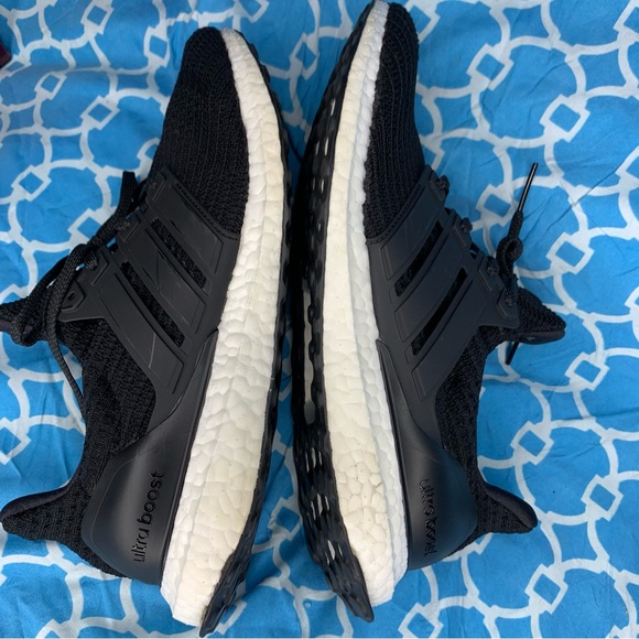 Adidas Women’s size 10 Ultraboost 4.0 core black triple white low top dna wmns - Picture 7 of 11